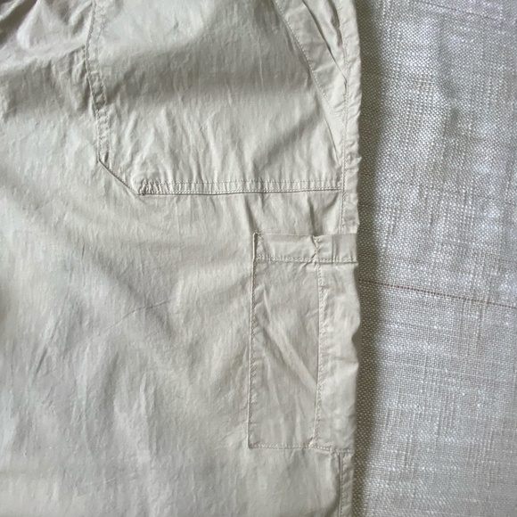 Iyla Beige Converter Cotton Pull On Weekender Casual Vacation Pants- Sz-2X - Picture 6 of 16